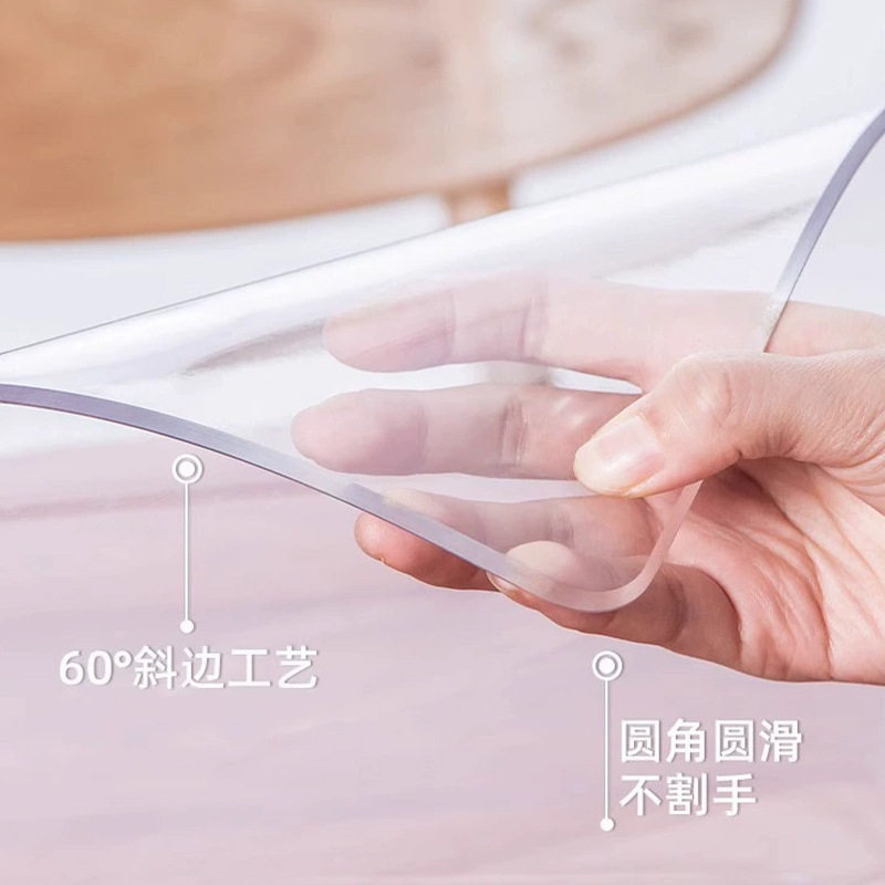 PVC电视柜桌布透明桌垫桌