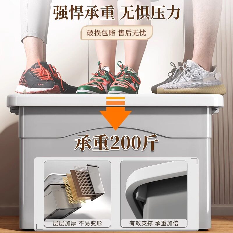 塑料加厚收纳箱卧室衣服