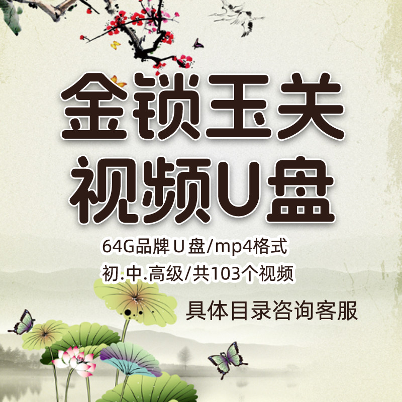 金锁玉关视频U盘优盘