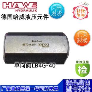 LB1G LB2G 哈威Hawe单向阀 100