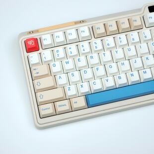 KBDiy GMK Soymilk豆奶主题键帽PBT热升华工艺原厂高度机械键盘98