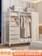 衣柜卧室家用移动简易组装 开放式 货架结实耐用钢架衣帽间防尘帘