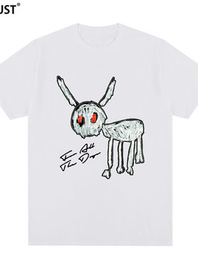 Drake Vintage公鸭短袖T恤For All The Dogs男女联名印花美式INS