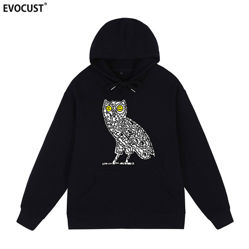 猫头鹰笑脸OVO卫衣Drake专辑Certified Lover Boy公鸭CLB恶搞连帽