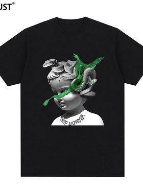 Lil Baby Gunna Drip Harder短袖T恤蛇娃hip hop嘻哈饶舌潮牌男女