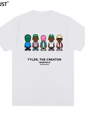 golf wang短袖T恤Tyler泰勒the creator嘻哈Tee男女INS火hip hop
