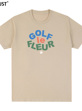 Golf Wang Le Fleur Tee短袖golfwang小花字母T恤男女嘻哈Hip Hop