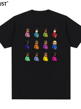 Drake公鸭Tee圆领T恤Certified Lover Boy纯棉半短袖嘻哈宽松CLB