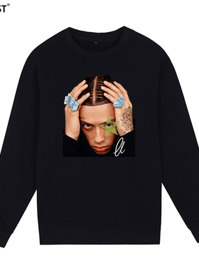 Central Cee英国说唱hip hop歌手欧美ins嘻哈rap街头圆领卫衣男女