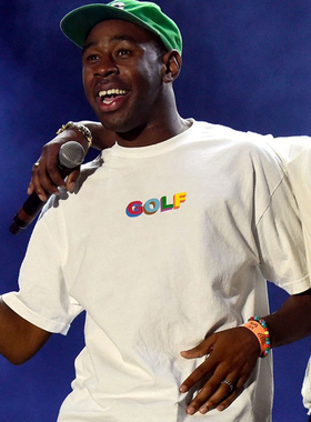 Golf Wang 3D Logo同款Tee嘻哈T恤Tyler The Creator短袖Ins超火