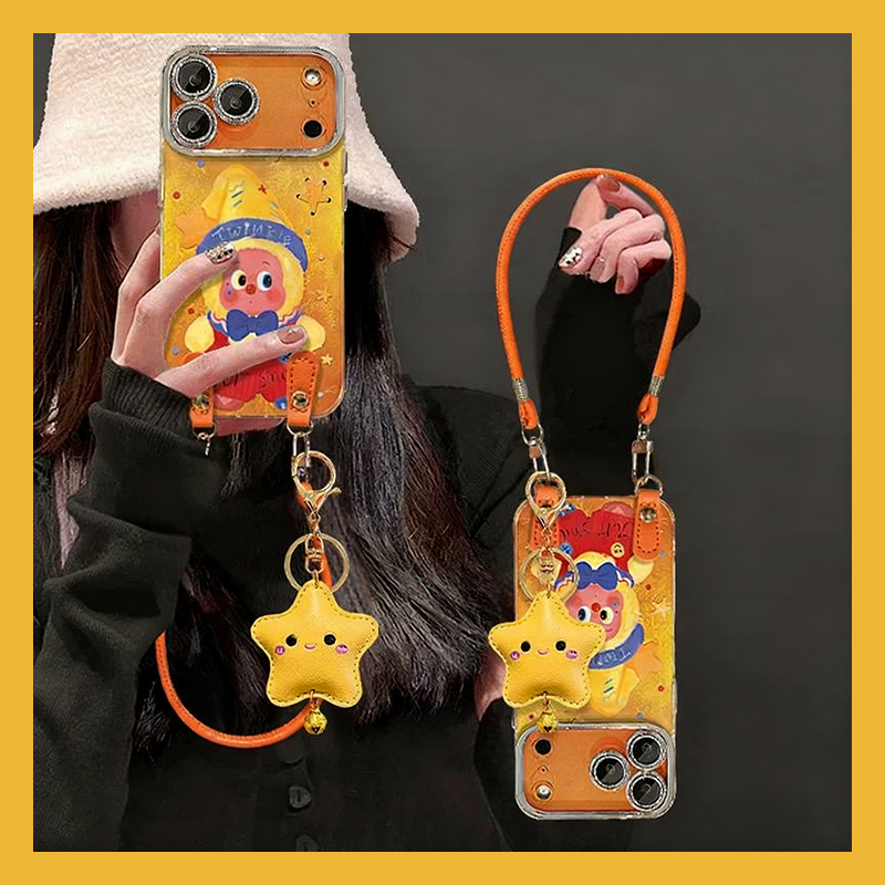 圣诞帽子星星人适用小米红米note15pro+手机壳noto14挂绳13r呆萌12turbo手提11冰川纹10/9/14c十turbo4/redmi