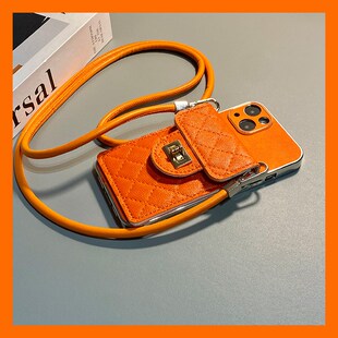 s10 韩系菱格卡包适用vivos50手机壳s30promini立体s20斜挎s19可背带s18e橙色s17t零钱包s16软s15 s12por