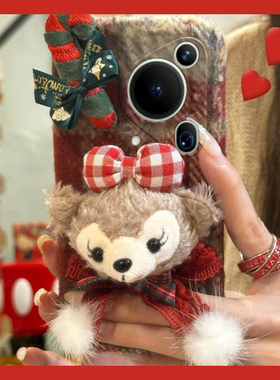 可爱雪莉玫适用华为pura70pro手机壳p60art立体p50e复古p40por+十p30卡通p20秋冬季p10plus毛绒绒p9硅胶毛毛p