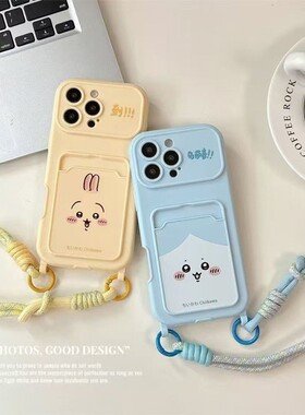 乌萨奇小八卡包适用小米红米k80手机壳note13pro卡通noto12turbo卡套turbo4por插卡k70挂绳k60可爱redmi硅胶p