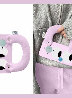 趣味表情眼睛适用华为mate60pro手机壳50e紫色mata40搞怪rs保时捷设计mete30e充棉meta20x腕带10pro硅胶+十女