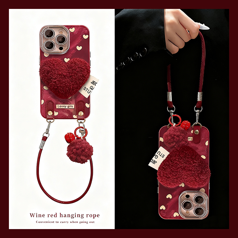 ins风满屏爱心适用vivos30promini手机壳s20立体s19支架s18e冰川纹s17尼龙绳s16红色s12毛绒s10por软s7e/vivo