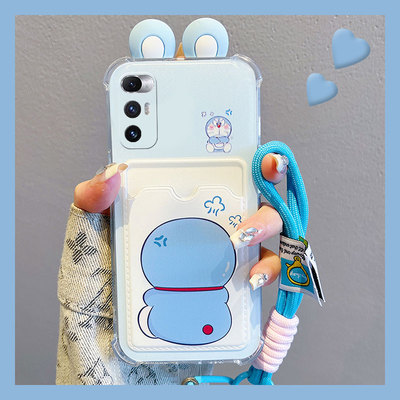 可爱哆啦A梦适用小米mixfold3手机壳mixfold2卡套mixfold折叠屏硬壳mi米卡包插卡硅胶软壳立体个性创意新款女