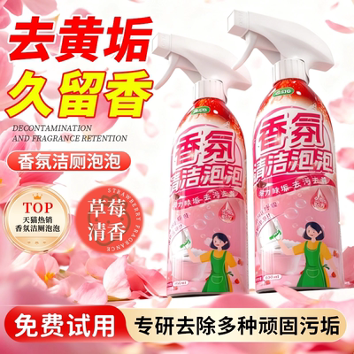 强力除垢除臭马桶清洁泡泡清香型