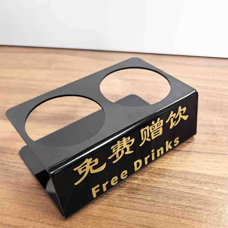 高档亚克力保温杯水杯饮料座