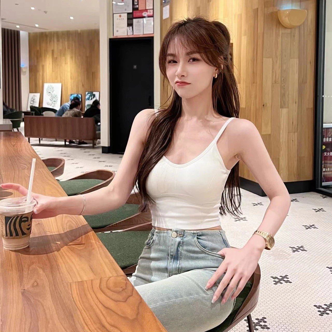 卡卡正品美背内搭百搭吊带背心