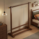 挂衣架落地卧室简易衣架家用衣帽架简约现代挂衣服架子室内晾衣架