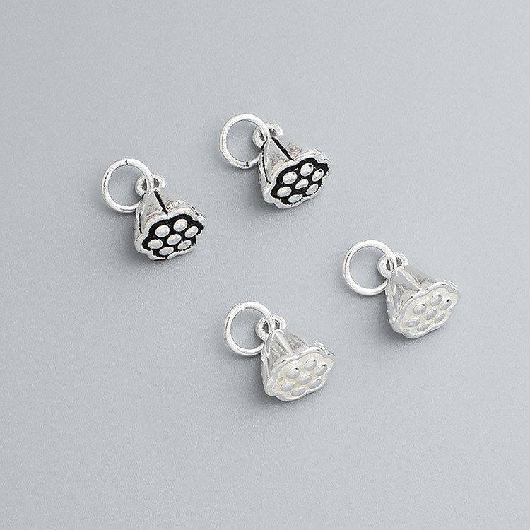 手链手工挂件DIY纯银莲子两世欢配件饰品s925串珠莲蓬泰银吊坠,饰品/流行首饰/时尚饰品新,其他DIY饰品配件,淘宝优惠券,粉丝福利购,淘宝优惠卷