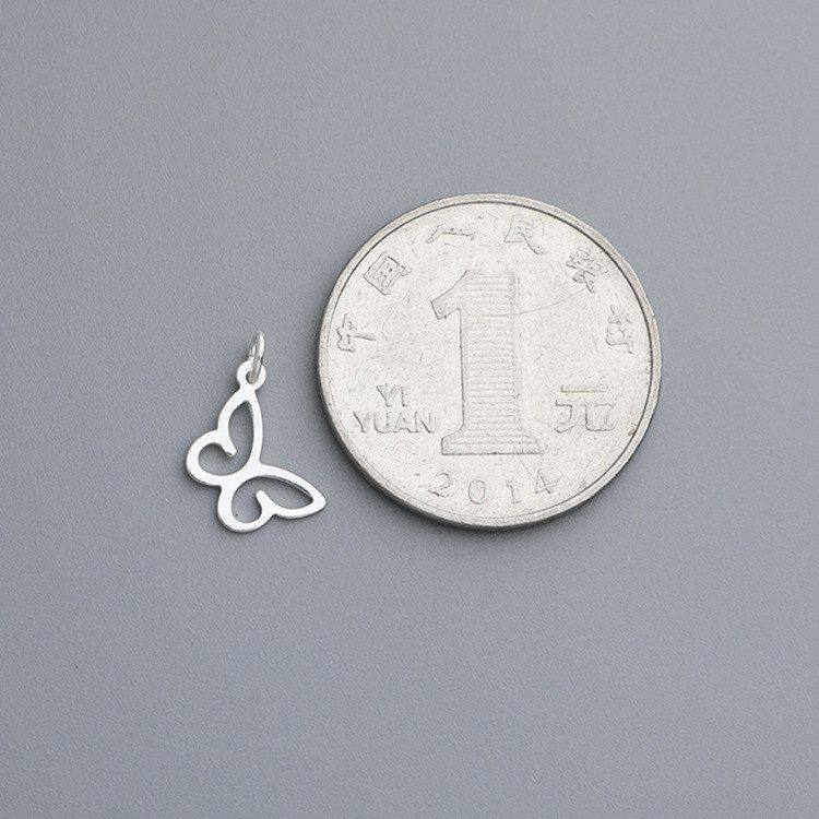 纯银编绳串珠水晶手链珍珠项链吊坠饰品挂件蝴蝶S925手工配件DIY,饰品/流行首饰/时尚饰品新,其他DIY饰品配件,淘宝优惠券,粉丝福利购,淘宝优惠卷