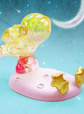 手机支架记星辰飞行办公室造型