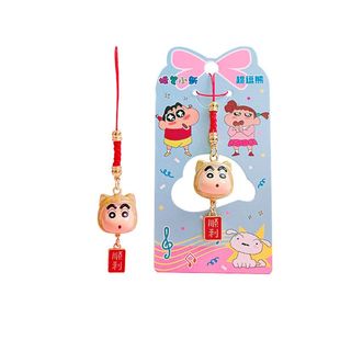 清音正版包包钥匙扣挂饰卡通系列钥匙链铃可爱蜡笔小新汽车小礼品