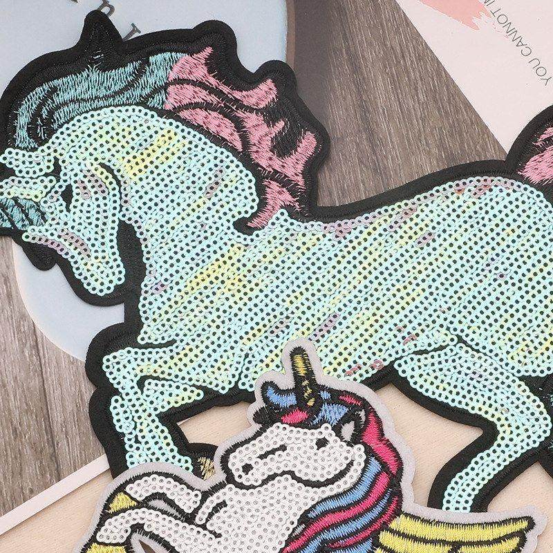 装饰绣花独角兽补丁贴草莓仔电脑服装辅料标徽章标章亮片刺绣布贴,居家布艺,布贴,淘宝优惠券,粉丝福利购,淘宝优惠卷