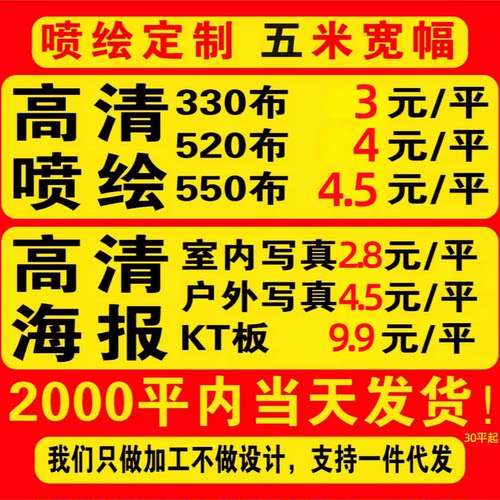 户外5米喷绘广告布定制高清UV黑底布550网格布UV写真布晶格反光膜