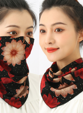 女围脖百搭护颈韩版春秋冬季