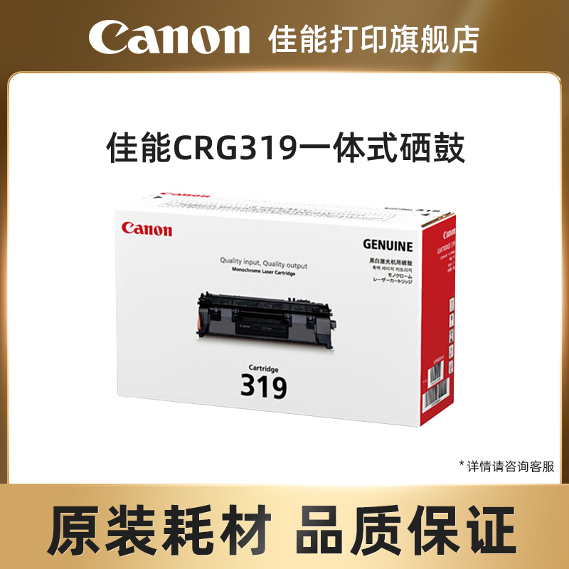 佳能打印旗舰店原装硒鼓 CRG319/CRG319II（适用于LBP253dw/LBP6670dn/MF415dw/MF5930dn/LBP6300n/MF6160dw 办公设备/耗材/相关服务 硒鼓/粉盒 原图主图