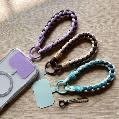 棉质手工编织四股短绳带垫片