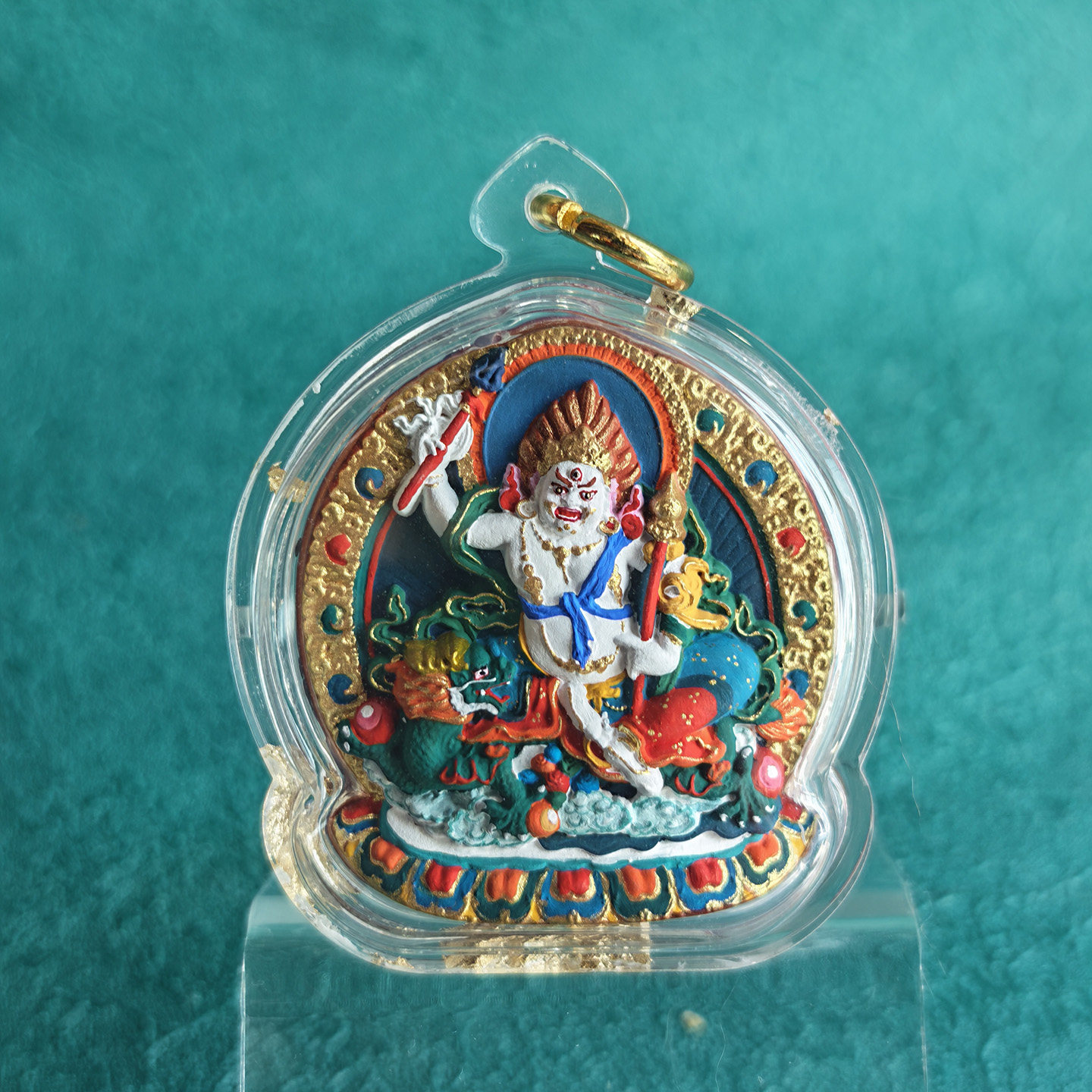 手工制作 白财神 彩绘擦擦 小佛像