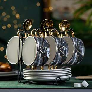 友来福咖啡杯套装欧式家用办公室下午茶茶具西式红茶杯子生日礼物