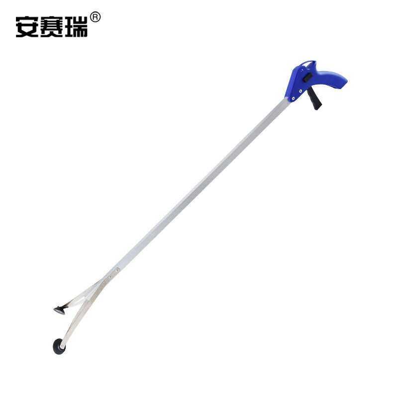 安赛瑞垃圾夹垃圾分类拾物器铝合金直杆垃圾钳环卫保洁夹100cm711