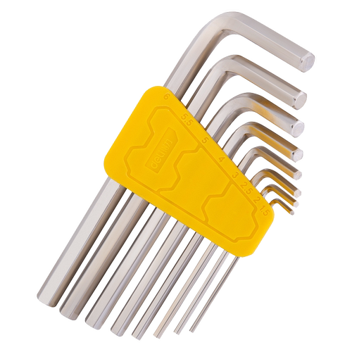 得力内六角扳手套装家用内六方螺丝刀平头六棱扳子球头梅花形内