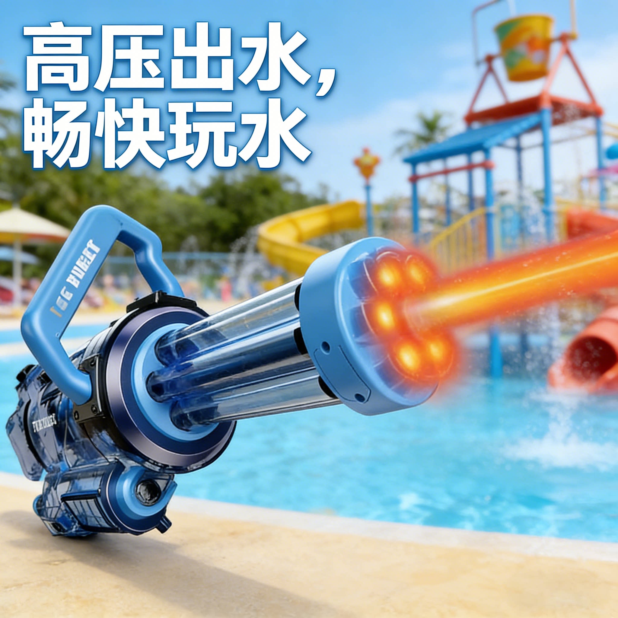 加特林大容量水枪2026新款泼水节