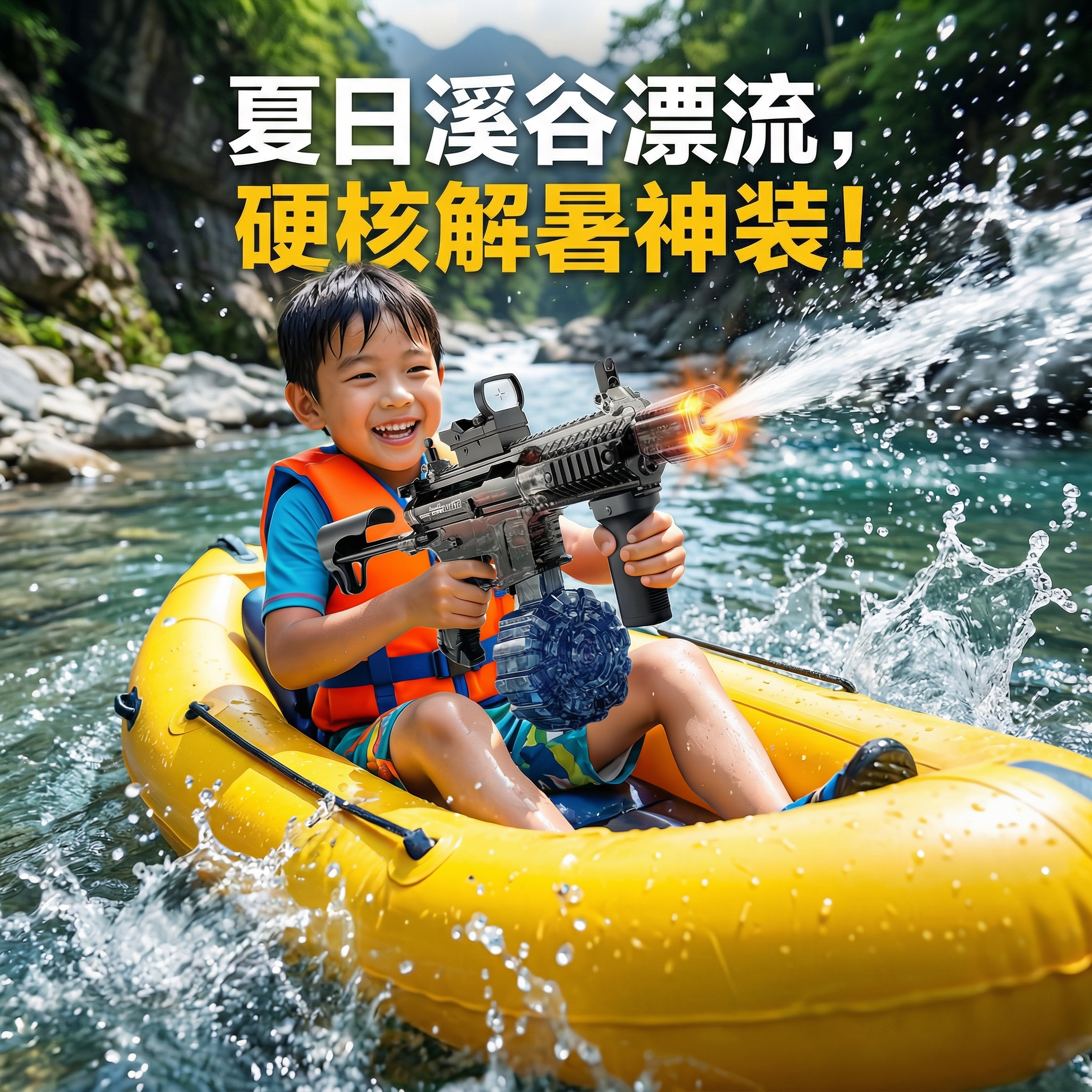 夏日ARP9泼水节神器电动连发
