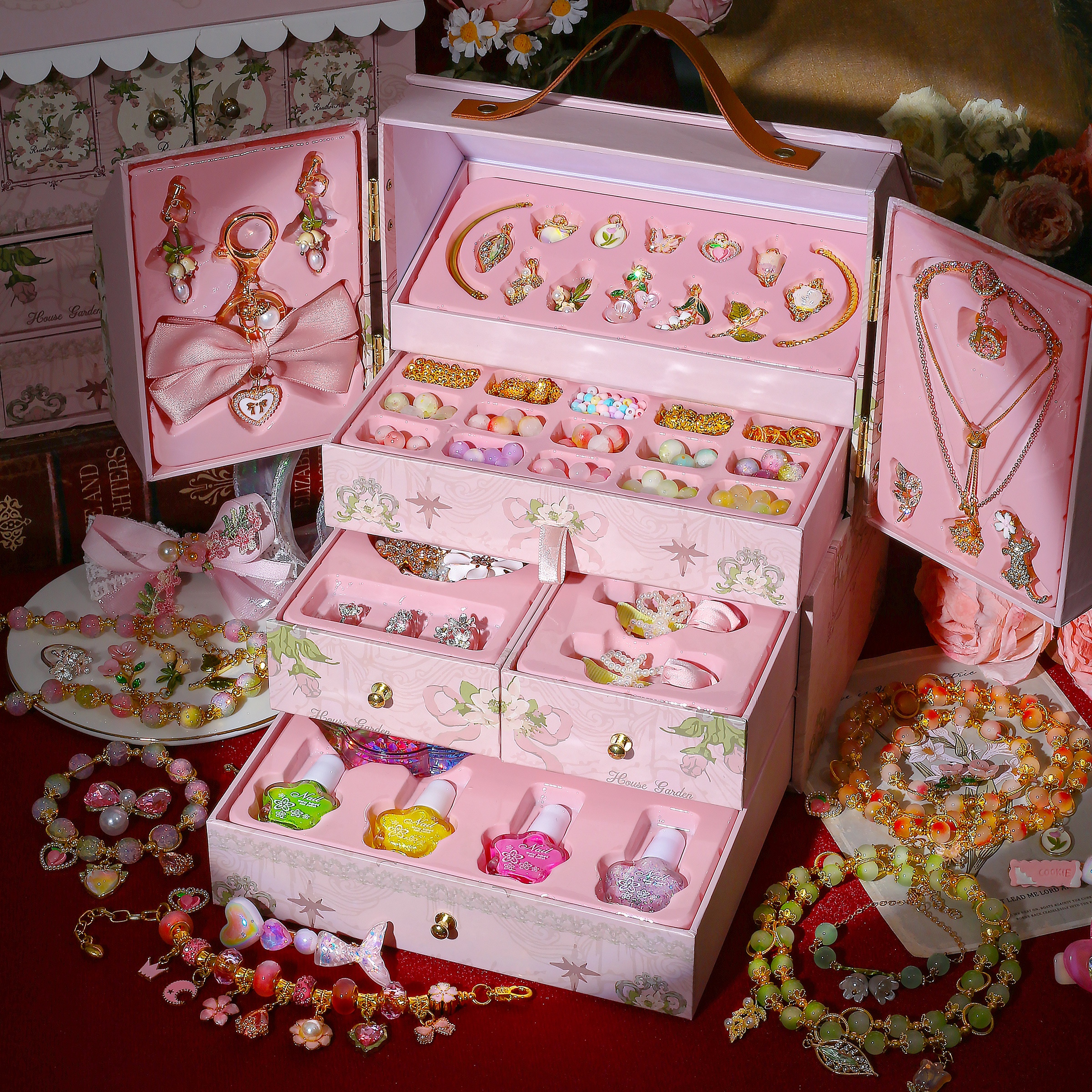 女孩礼物高端首饰礼盒圣诞生日
