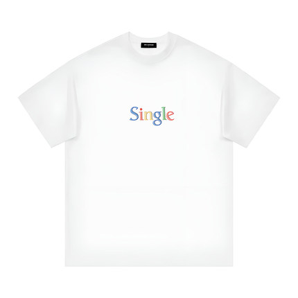 2025SS美式宽松重磅纯棉vtm简约百搭休闲大码情侣男女短袖t恤上衣