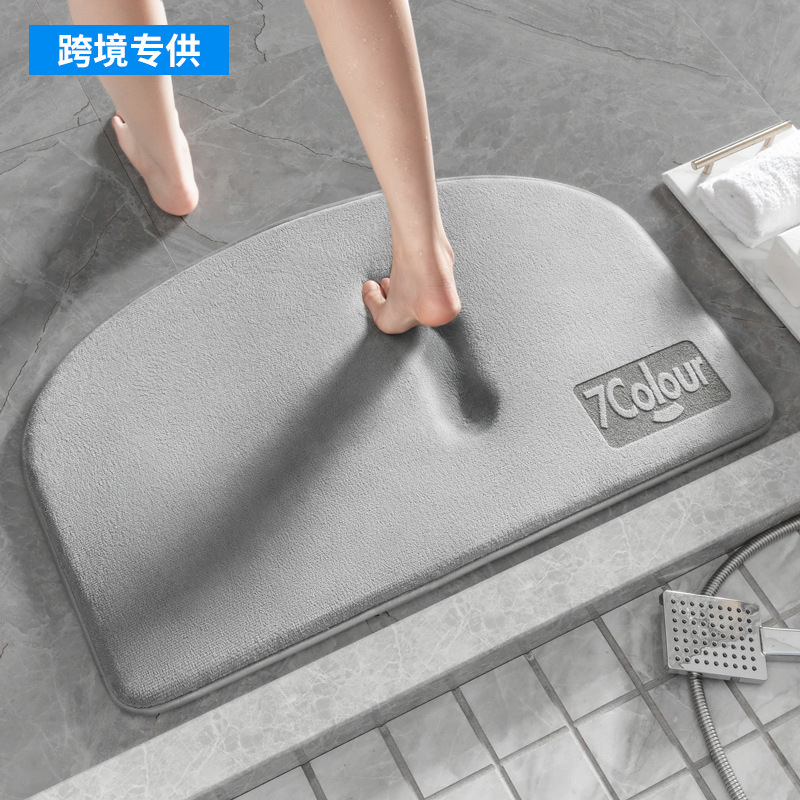 Bathroom floor mat absorbent quick-dryin door entry carpet 家庭/个人清洁工具 地垫 原图主图