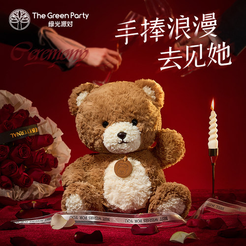 TheGreenParty麦吉棕熊公仔