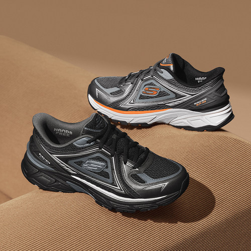 斯凯奇银翼鞋2025春季复古跑鞋闪穿老爹鞋新款男鞋休闲运动鞋轻便