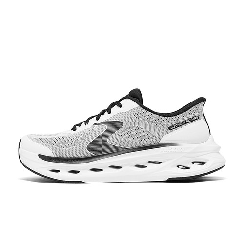 成毅同款斯凯奇春季新品男士轻量减震跑步闪穿鞋透气运动鞋220424