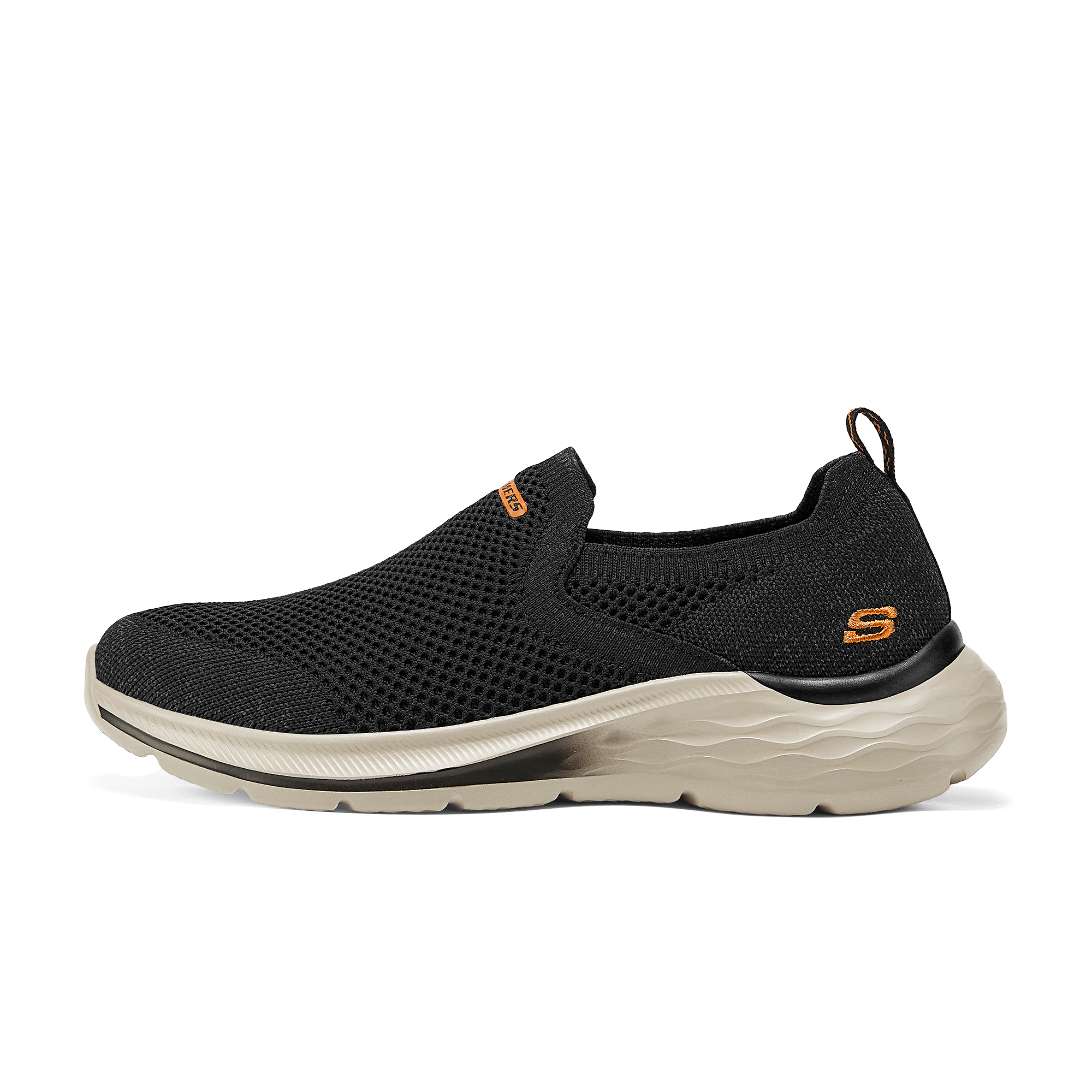 Skechers斯凯奇2025新款秋男健步鞋厚底缓震休闲运动鞋跑步鞋透气