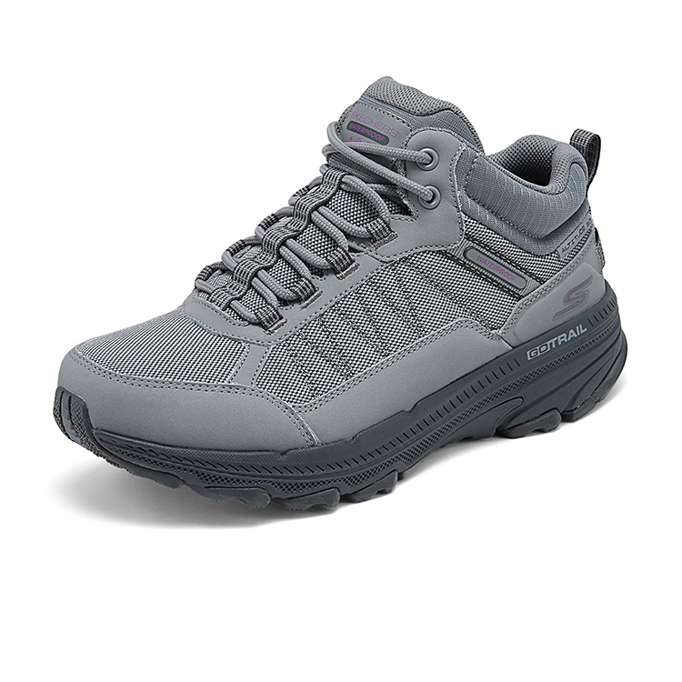 skechers斯凯奇女鞋季夏轻质缓震跑步鞋中帮户外鞋舒适厚底高帮鞋