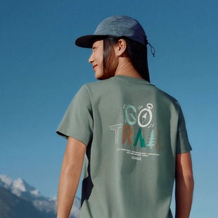 女清爽透气户外运动速干衣 凉感防晒T恤短袖 斯凯奇2025夏季 新品