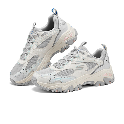 斯凯奇云岚鞋|2025年男女户外登山徒步鞋复古山系运动老爹鞋